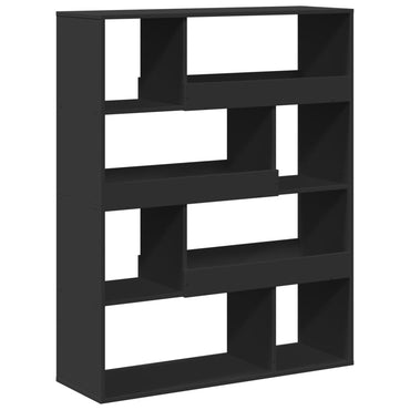 vidaXL Raumteiler Schwarz 100x33x125,5 cm Holzwerkstoff