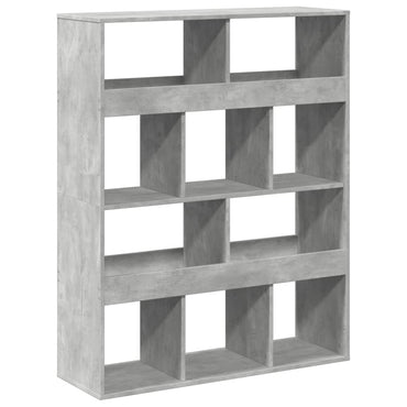 vidaXL Raumteiler Betongrau 100x33x125,5 cm Holzwerkstoff