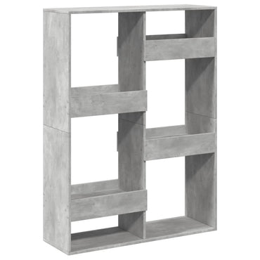 vidaXL Raumteiler Betongrau 100x33x135 cm Holzwerkstoff