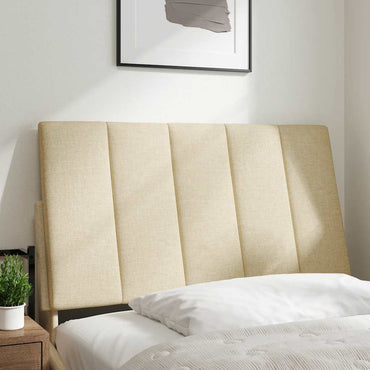 vidaXL Kopfteil-Kissen "Hanko" Creme 80 cm Stoff