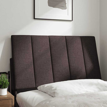 vidaXL Kopfteil-Kissen "Hanko" Dunkelbraun 90 cm Stoff