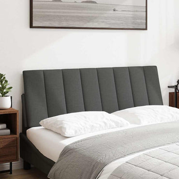 vidaXL Kopfteil-Kissen "Hanko" Dunkelgrau 120 cm Stoff