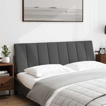 vidaXL Kopfteil-Kissen "Hanko" Dunkelgrau 160 cm Stoff