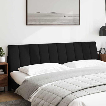 vidaXL Kopfteil-Kissen "Hanko" Schwarz 200 cm Stoff