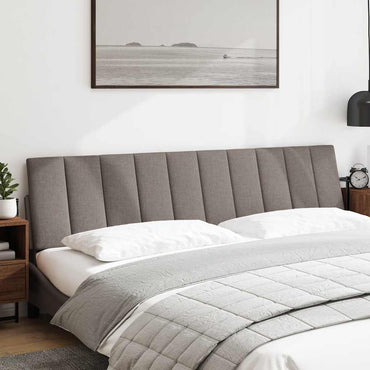 vidaXL Kopfteil-Kissen "Hanko" Taupe 200 cm Stoff