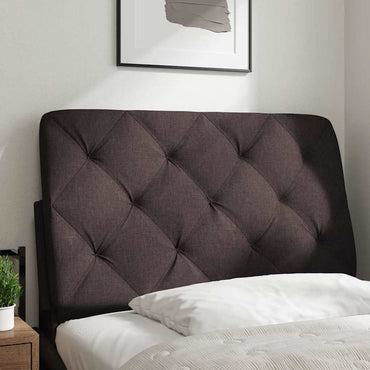 vidaXL Kopfteil-Kissen Dunkelbraun 90 cm Stoff