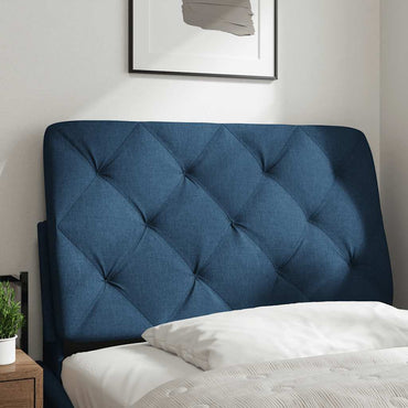 vidaXL Kopfteil-Kissen Blau 90 cm Stoff