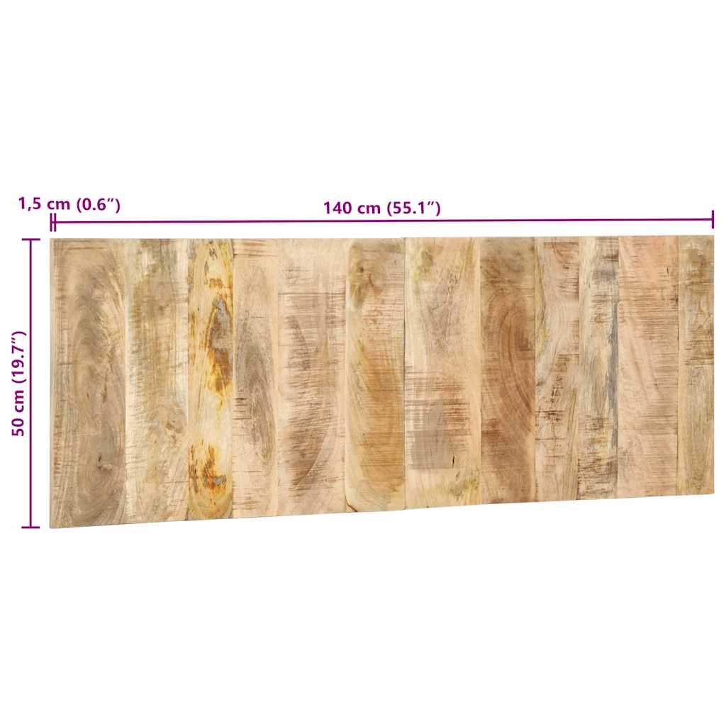 vidaXL Kopfteil 140 cm Massives Rohholz Mango