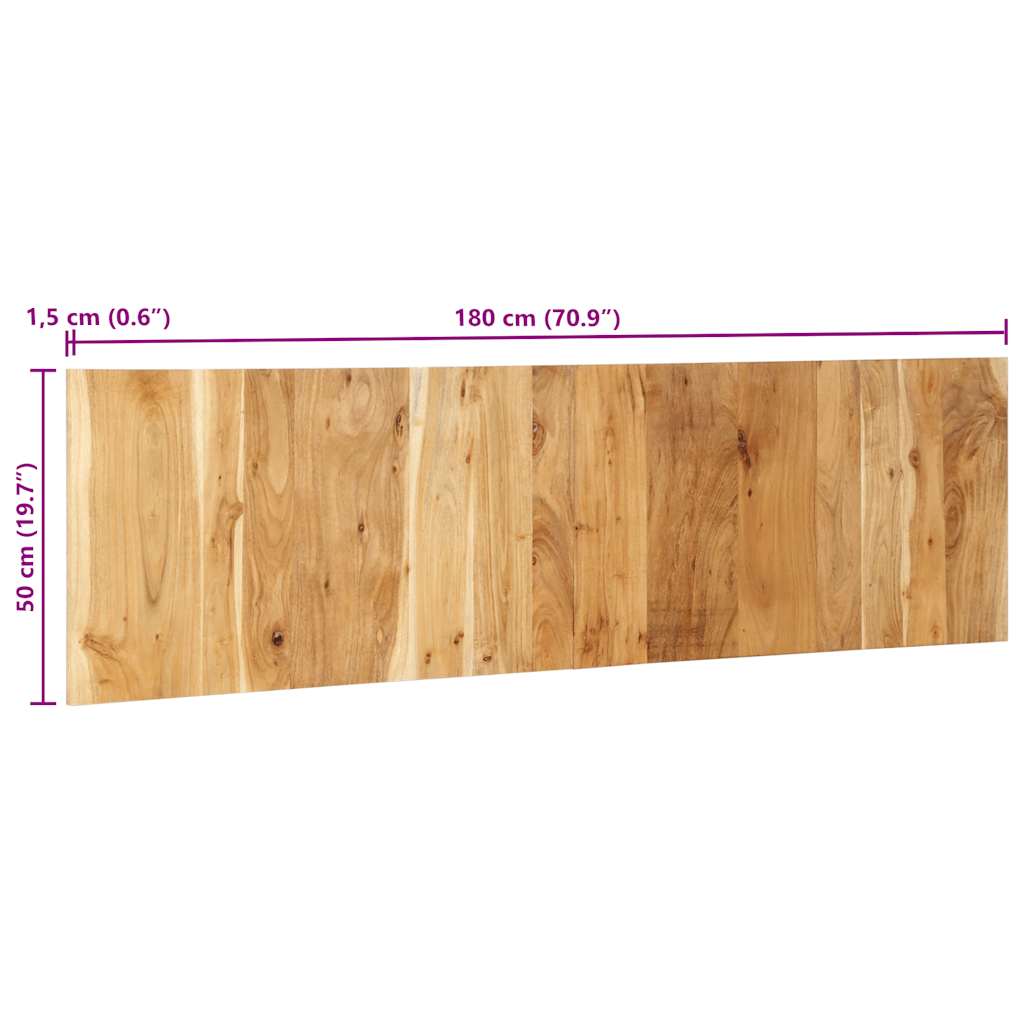 vidaXL Kopfteil 180 cm Massivholz Akazie