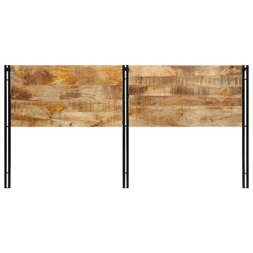 vidaXL Kopfteil 200 cm Massivholz Mango und Eisen