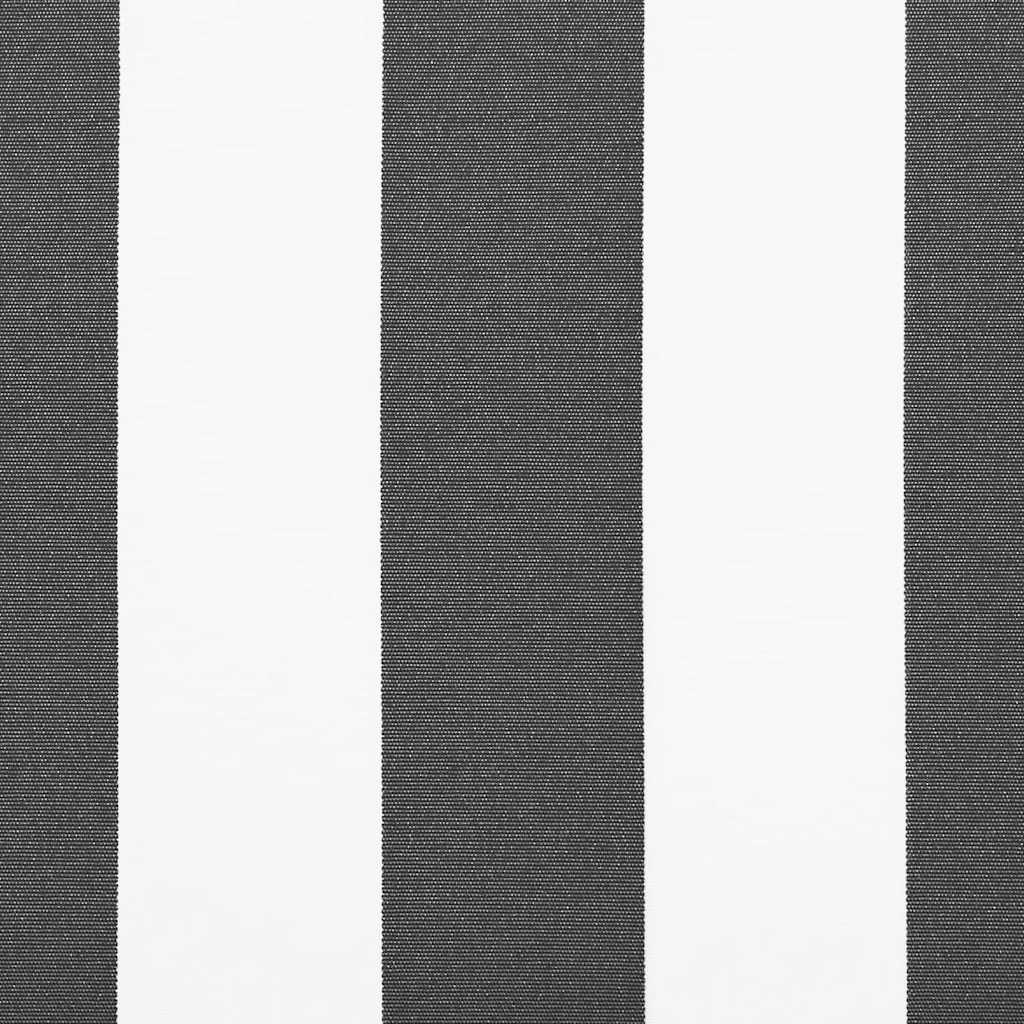 Markise Automatisch Anthrazit und Weiß 450x300 cm