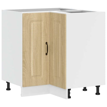 vidaXL Küchen-Eckunterschrank Kalmar Sonoma-Eiche Holzwerkstoff