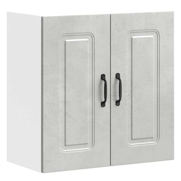 vidaXL Meuble haut de cuisine Kalmar gris béton, bois d'ingénierie