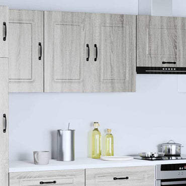 vidaXL Armoire haute de cuisine Kalmar Gris Sonoma Bois d'ingénierie