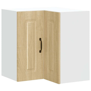 vidaXL Meuble haut d'angle de cuisine Kalmar, chêne Sonoma, bois d'ingénierie
