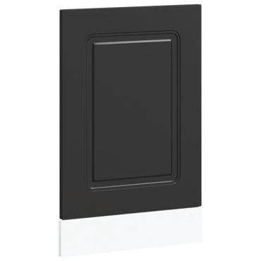 vidaXL Geschirrspülerblende Kalmar Schwarz 45x1,5x67 cm Holzwerkstoff