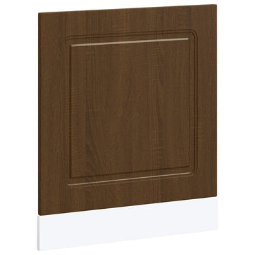 vidaXL Geschirrspülerblende Kalmar Braun Eichen-Optik 60x1,5x67 cm