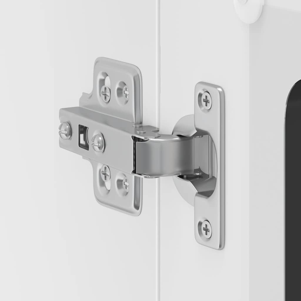 Küchen-Hängeschrank mit Glastür Lucca Schwarz