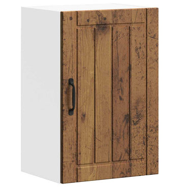 vidaXL Meuble haut de cuisine Lucca aspect bois de récupération - Bois d'ingénierie