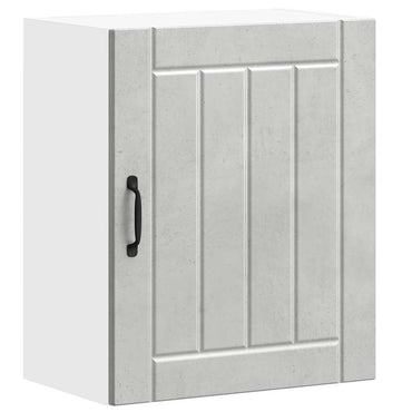 vidaXL Meuble haut de cuisine Lucca gris béton, bois d'ingénierie