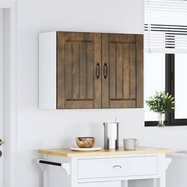 vidaXL Küchen-Hängeschrank Lucca Räuchereiche Holzwerkstoff