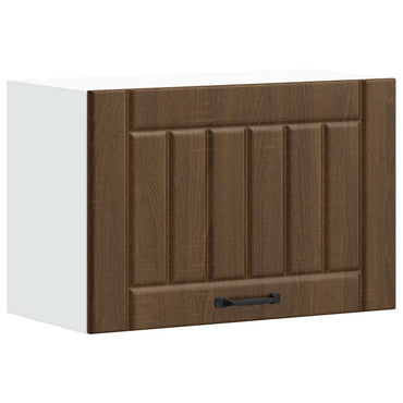 vidaXL Meuble haut de cuisine Lucca aspect chêne marron en bois d'ingénierie