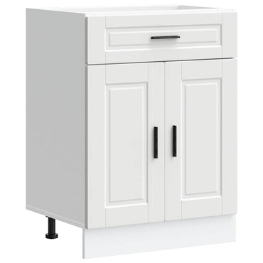 vidaXL Meuble bas de cuisine Porto Blanc Bois d'ingénierie