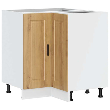 vidaXL Küchen-Eckunterschrank Porto Artisan-Eiche Holzwerkstoff