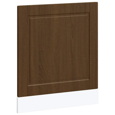 vidaXL Habillage de lave-vaisselle Porto aspect chêne marron 60x1,5x67 cm