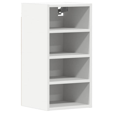 vidaXL Meuble haut Riga blanc 30x29,5x60 cm Bois d'ingénierie