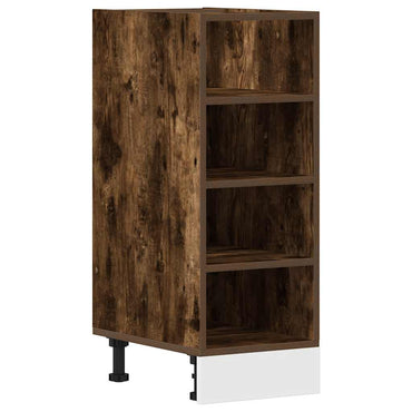 vidaXL Unterschrank Riga Räuchereiche 30x44,5x81,5 cm Holzwerkstoff