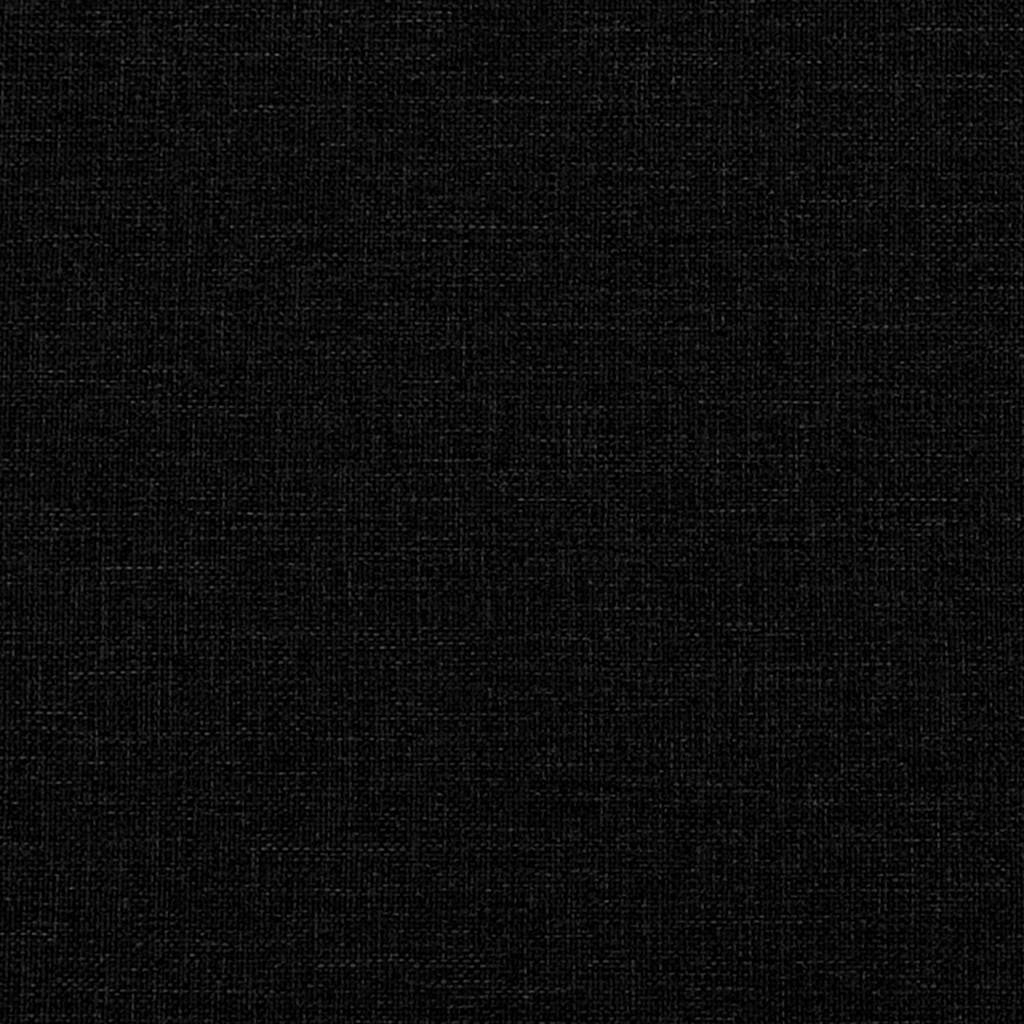 vidaXL Bettgestell ohne Matratze "Hanko" Schwarz 140x190 cm Stoff