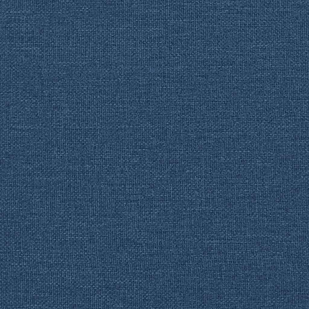 vidaXL Bettgestell ohne Matratze "Hanko" Blau 140x190 cm Stoff