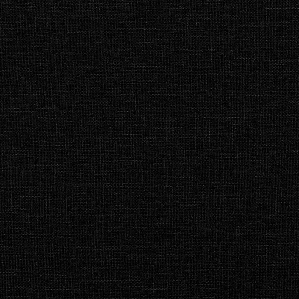 vidaXL Bettgestell ohne Matratze "Hanko" Schwarz 200x200 cm Stoff