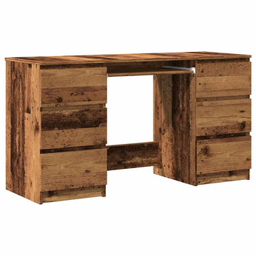 vidaXL Schreibtisch Altholz-Optik 140x50x77 cm Holzwerkstoff