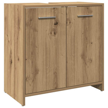 Meuble sous-vasque vidaXL Chêne artisan 60x33x60 cm