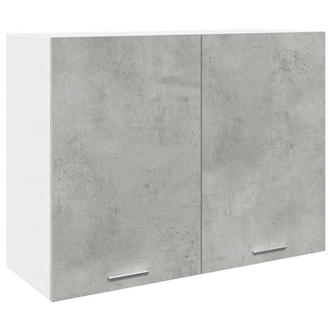 vidaXL Hängeschrank Lyon Betongrau 80x31x60 cm Holzwerkstoff