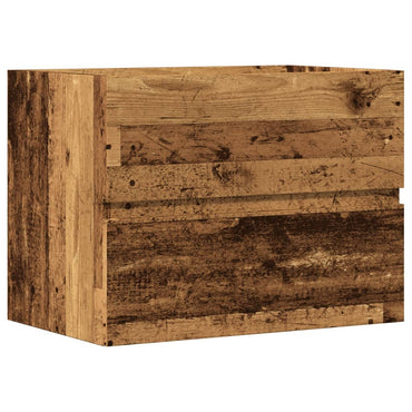 vidaXL Meuble de salle de bain aspect bois de récupération 60x38,5x45 cm en bois d'ingénierie
