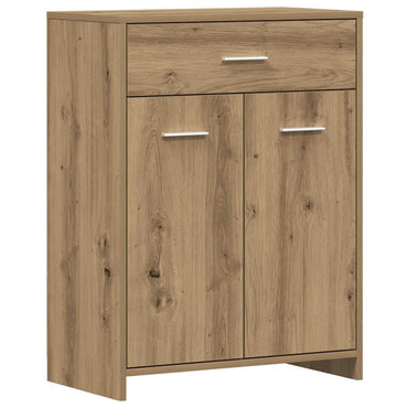 vidaXL Meuble de salle de bain chêne artisan 60x33x80 cm bois d'ingénierie