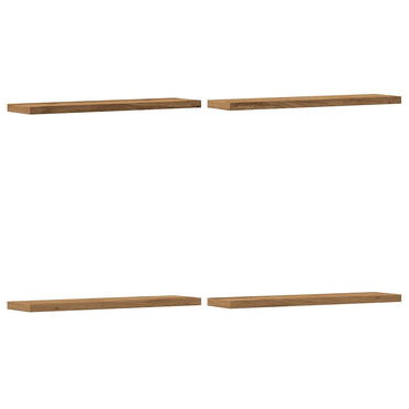 vidaXL Étagères murales 4 pcs Chêne artisan 40x10x1,5 cm Bois d'ingénierie