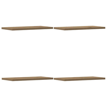 vidaXL Wandregale 4 Stk. Artisan-Eiche 40x20x1,5 cm Holzwerkstoff