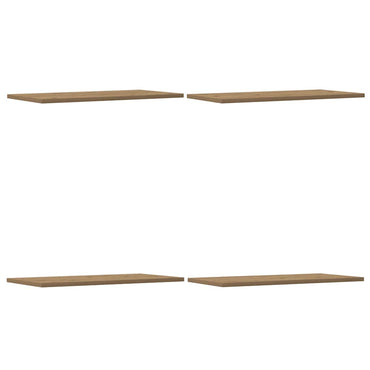 vidaXL Wandregale 4 Stk. Artisan-Eiche 60x30x1,5 cm Holzwerkstoff