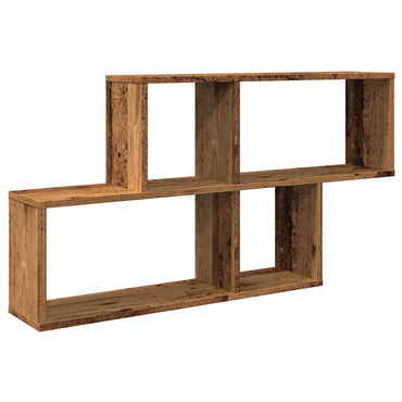 vidaXL Wandregal Altholz-Optik 100x18x53 cm Holzwerkstoff