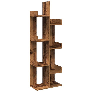 vidaXL Bücherregal Altholz-Optik 48x25,5x140 cm Holzwerkstoff