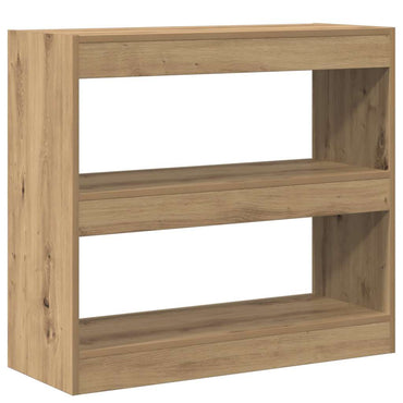 vidaXL Bibliothèque/Meuble de séparation Chêne artisan 80x30x72 cm