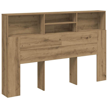 vidaXL Kopfteil mit Stauraum Artisan-Eiche 160x19x103,5 cm