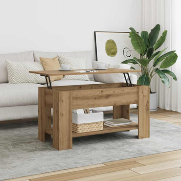 vidaXL Couchtisch Artisan-Eiche 101x49x52 cm Holzwerkstoff