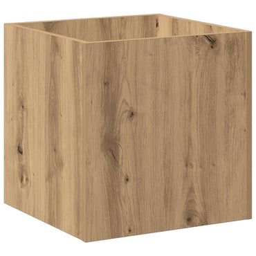 vidaXL Pflanzgefäß Artisan-Eiche 40x40x40 cm Holzwerkstoff
