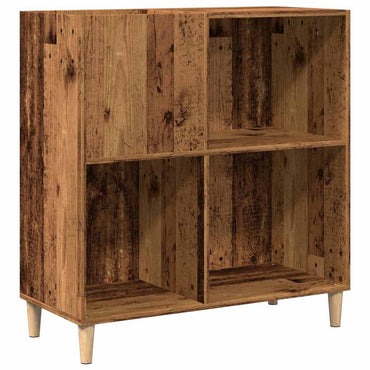 vidaXL Meuble de rangement pour disques vinyles aspect bois recyclé 84,5x38x89 cm Bois d'ingénierie