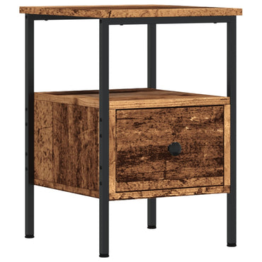 vidaXL Table de chevet aspect bois de récupération 34x36x50 cm bois d'ingénierie